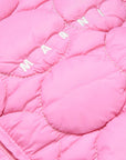 Marni Girls Printed Logo Hooded Jacket Pink