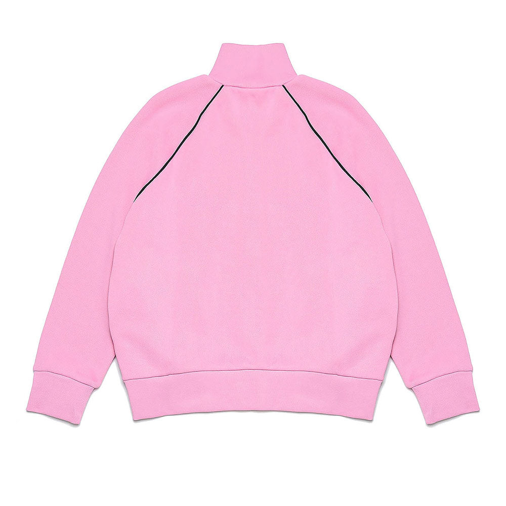 Marni Girls Zip Top With Vertical Brush Logo Pink