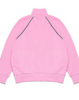 Marni Girls Zip Top With Vertical Brush Logo Pink