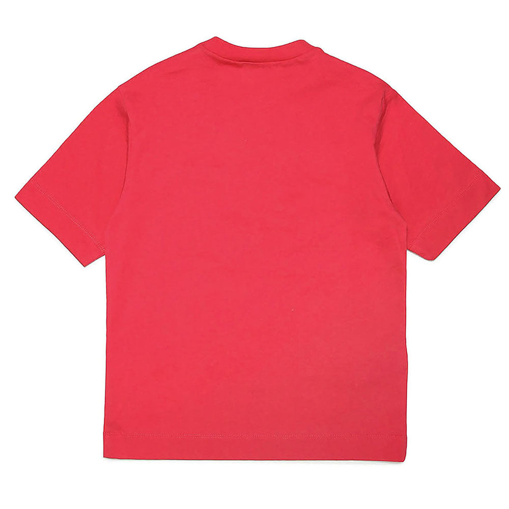 Marni Girls Sequin Logo T-shirt Red