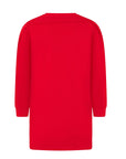 Givenchy Girls Logo Print Dress Red