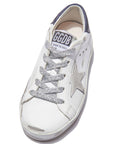 Golden Goose Unisex Siper Star Leather Sneakers White