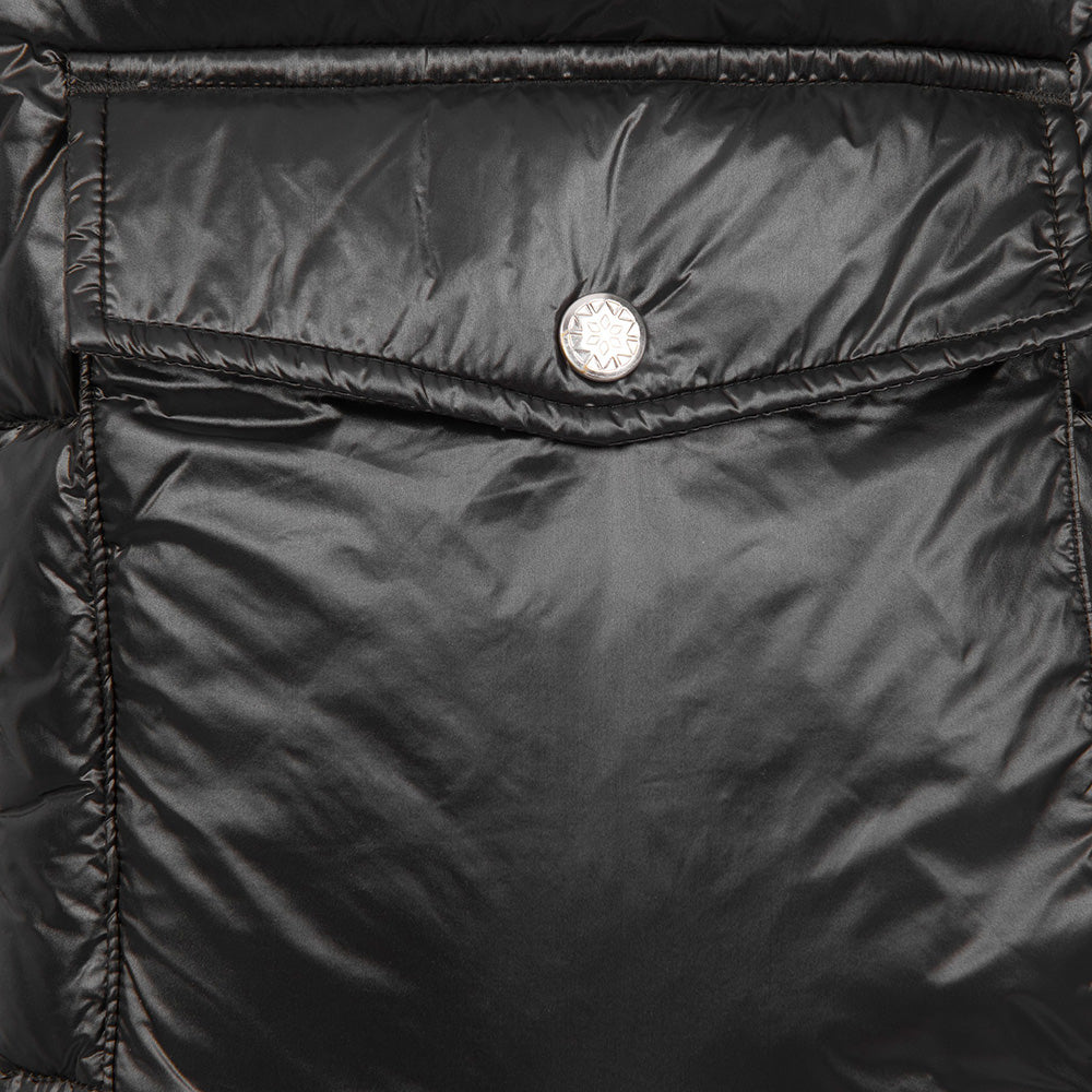 Pyrenex Girl Authentic Shiny Fur Jacket Black