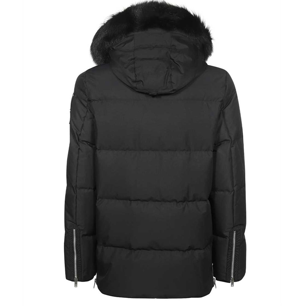 Moose Knuckles Mens Cloud 3q Fur Jacket Black