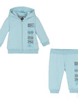 Moschino Baby Boys Logo Tracksuit Blue