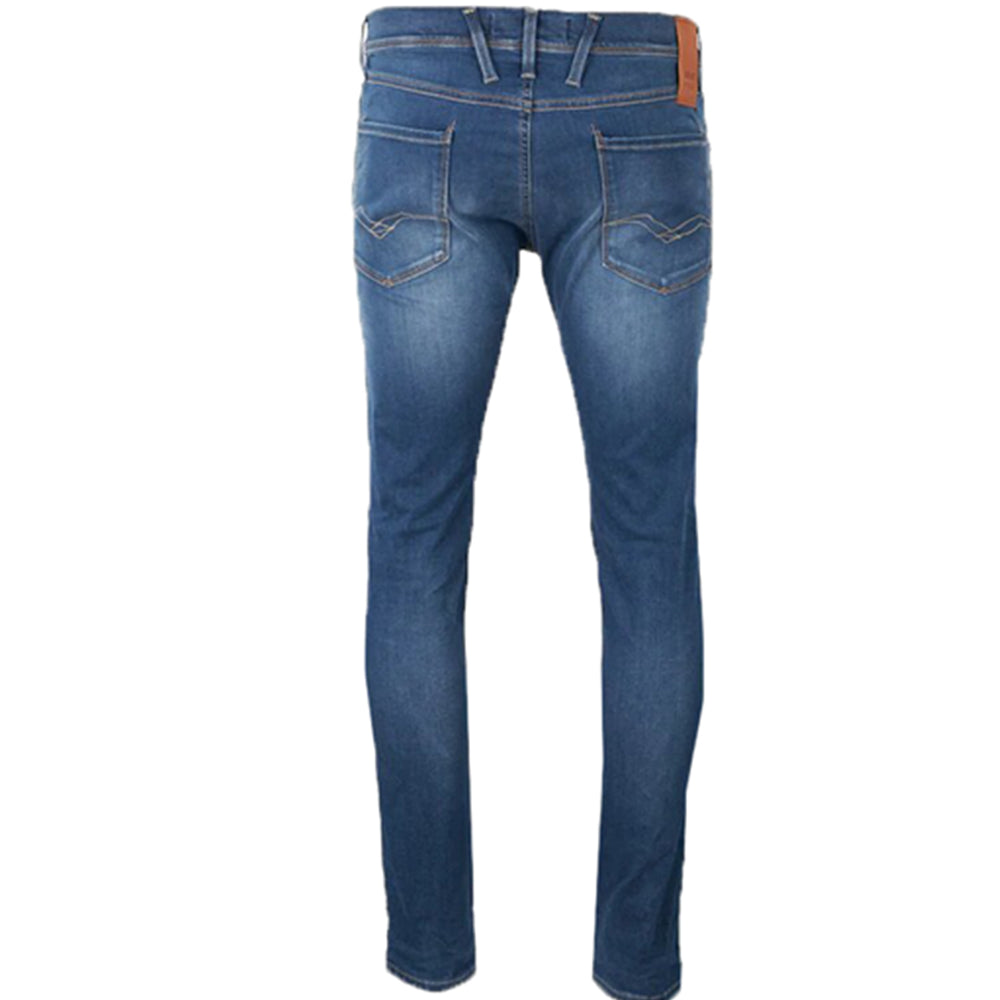 Replay Mens Hyperflex Jeans Blue