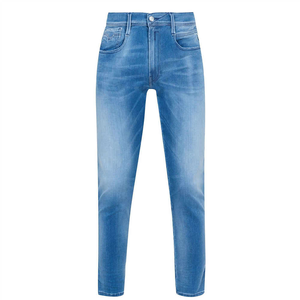 Replay Mens Hyperflex Jeans Blue