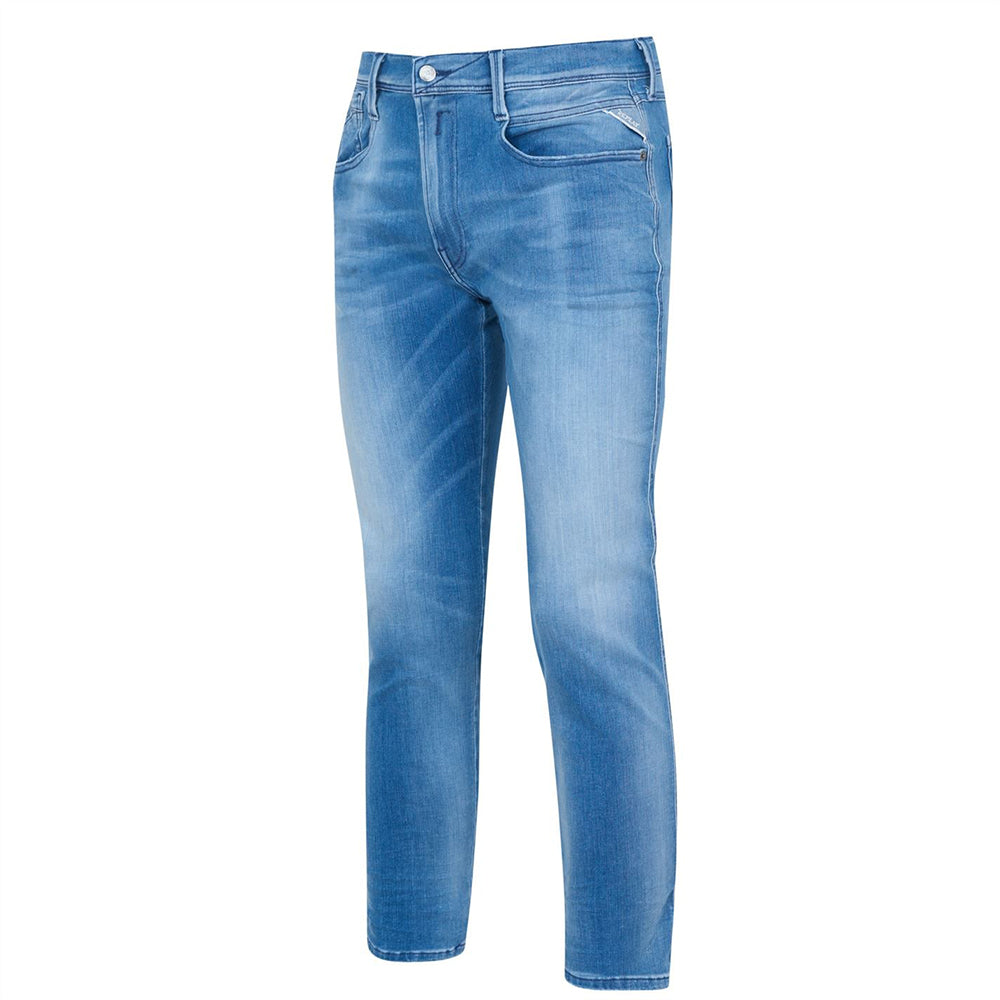 Replay Mens Hyperflex Jeans Blue