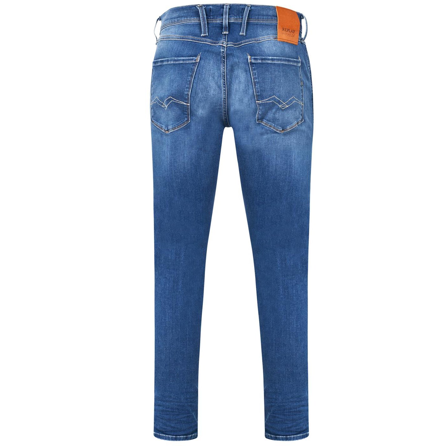 Replay Mens Hyperflex Jeans Blue