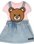 Moschino Baby Girls T-shirt & Skirt Set Pink
