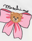 Moschino Baby Girls Teddy Bear T-shirt And Leggings White