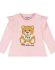 Moschino Baby Girls Teddy Bear And T-shirt Set Pink