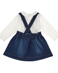 Moschino Baby Girls Teddy Bear Dress Blue