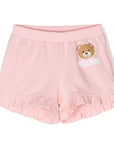 Moschino Baby Girls Teddy Bear Shorts Pink