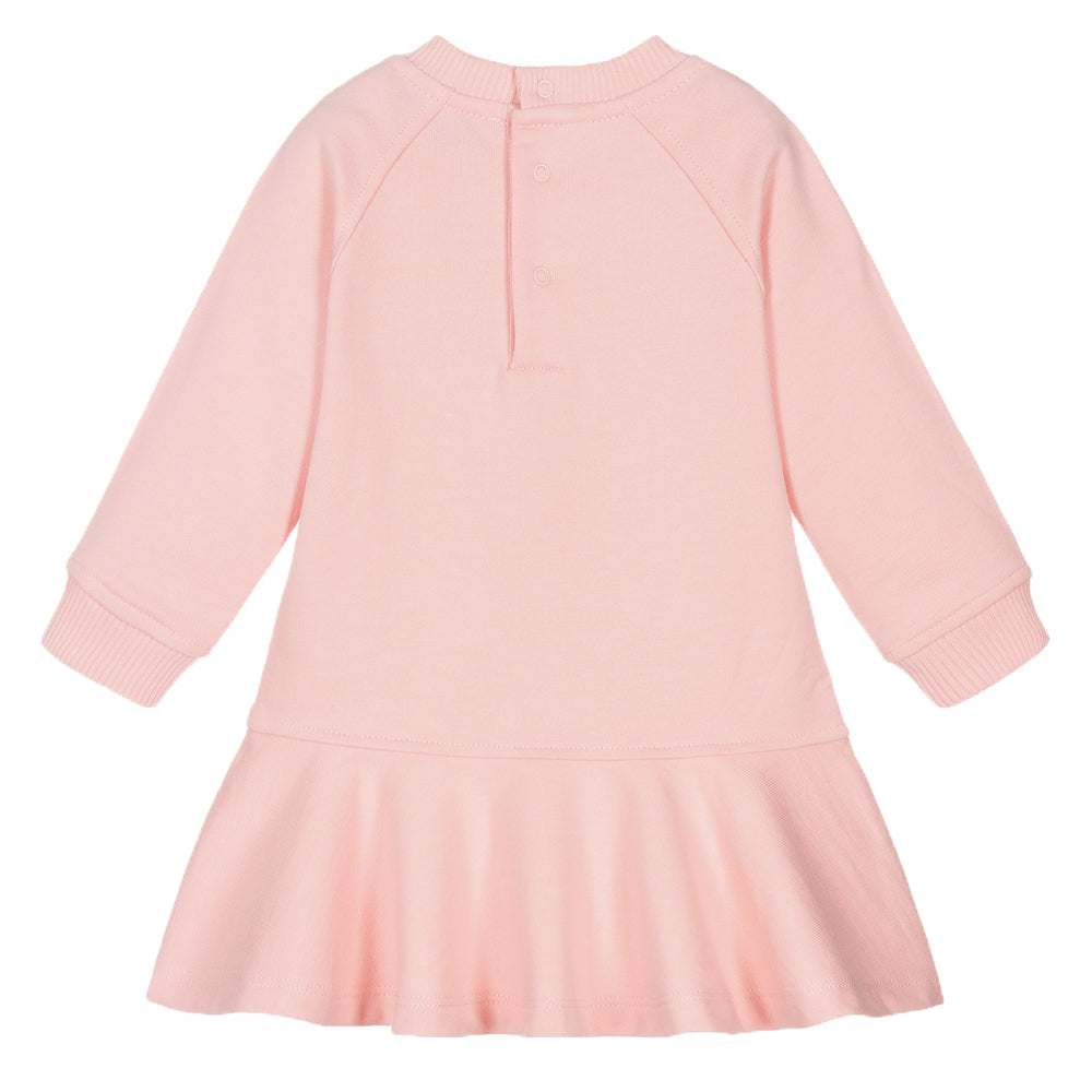 Moschino Baby Girls Teddy Bear Dress Pink