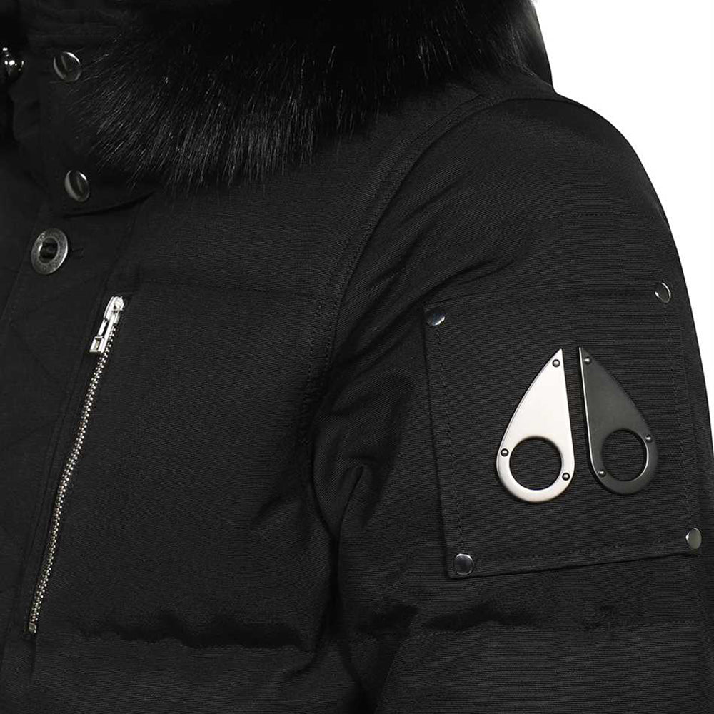 Moose Knuckles Mens 3q Jacket Fur Black