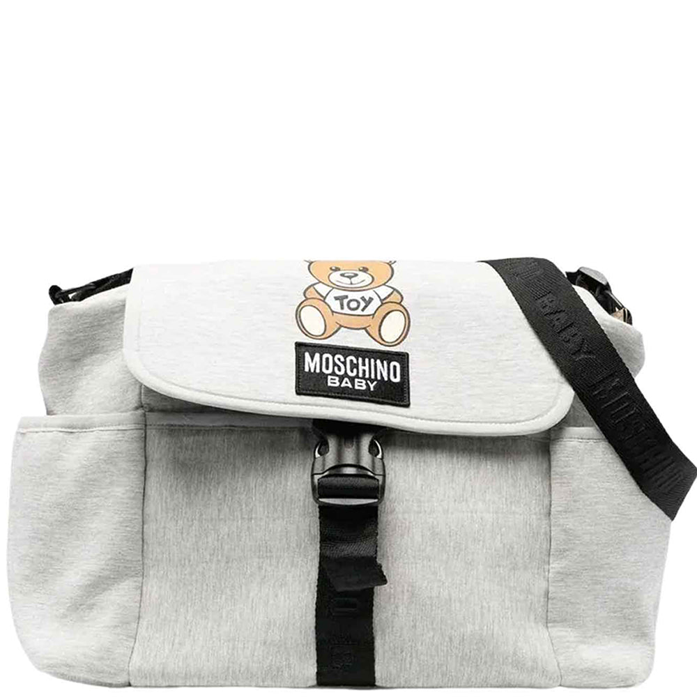 Moschino Kids Teddy Bear Changing Bag Grey
