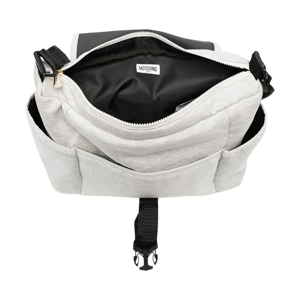 Moschino Kids Teddy Bear Changing Bag Grey