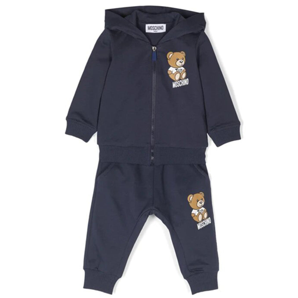 Moschino Baby Boys Teddy Bear Tracksuit Set Navy