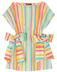 Missoni Kids Girls Zigzag Dress Multi-Coloured