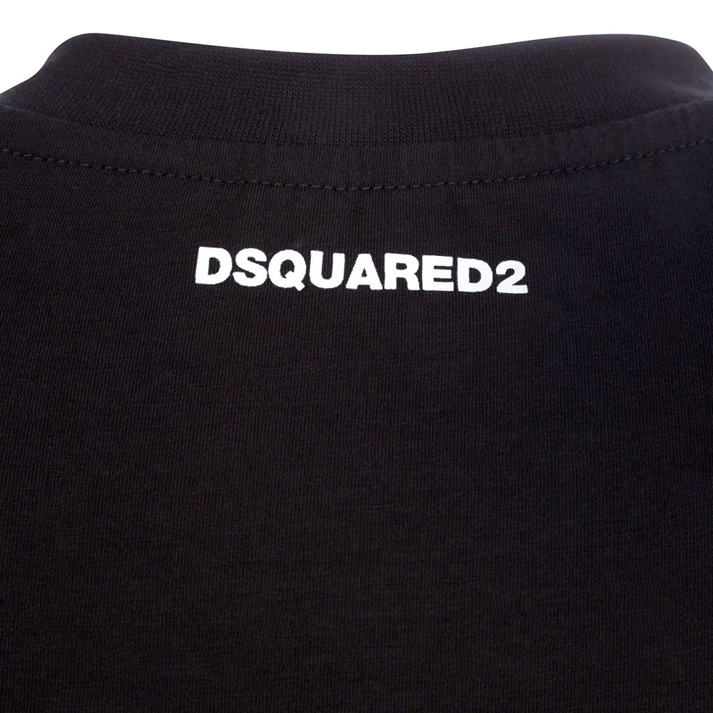 Dsquared2 Men&#39;s ICON Cuff T-Shirt Black