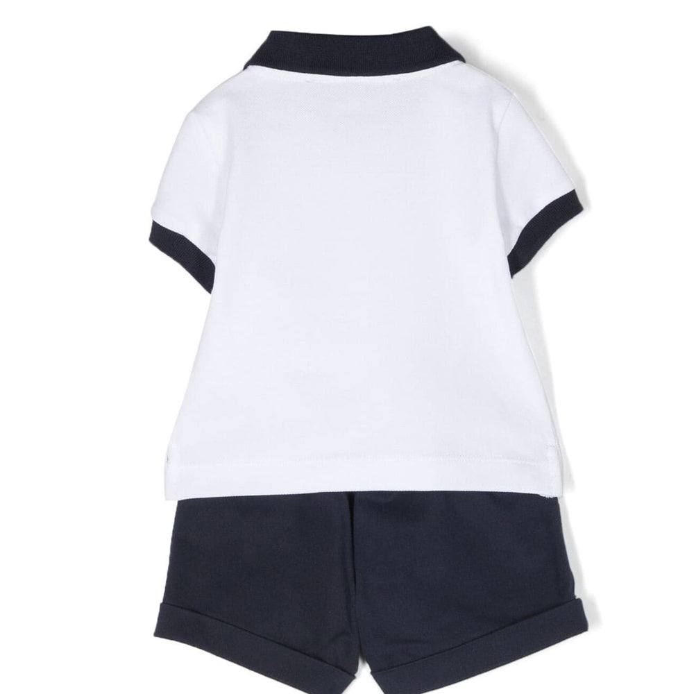 Moschino Baby Boys Polo &amp; Shorts Set White