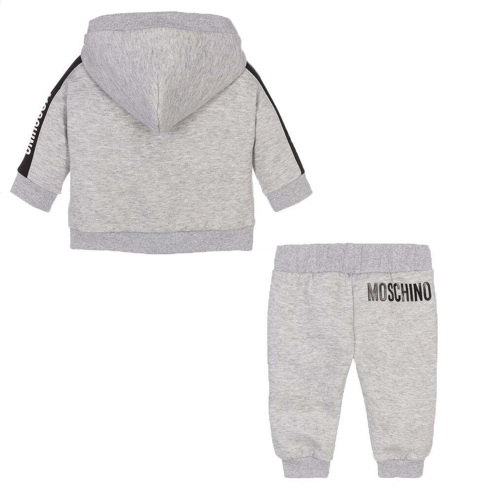 Moschino Unisex Babys Teddy Bear Tracksuit Grey