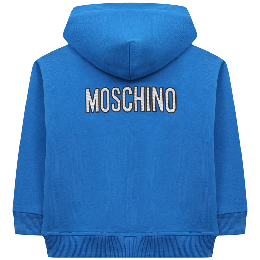 Moschino Baby Boys Teddy Bear Football Print Tracksuit Blue