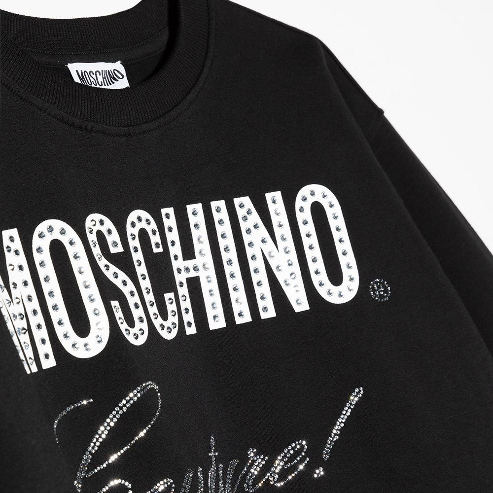 Moschino Girls Couture Logo Tracksuit Black
