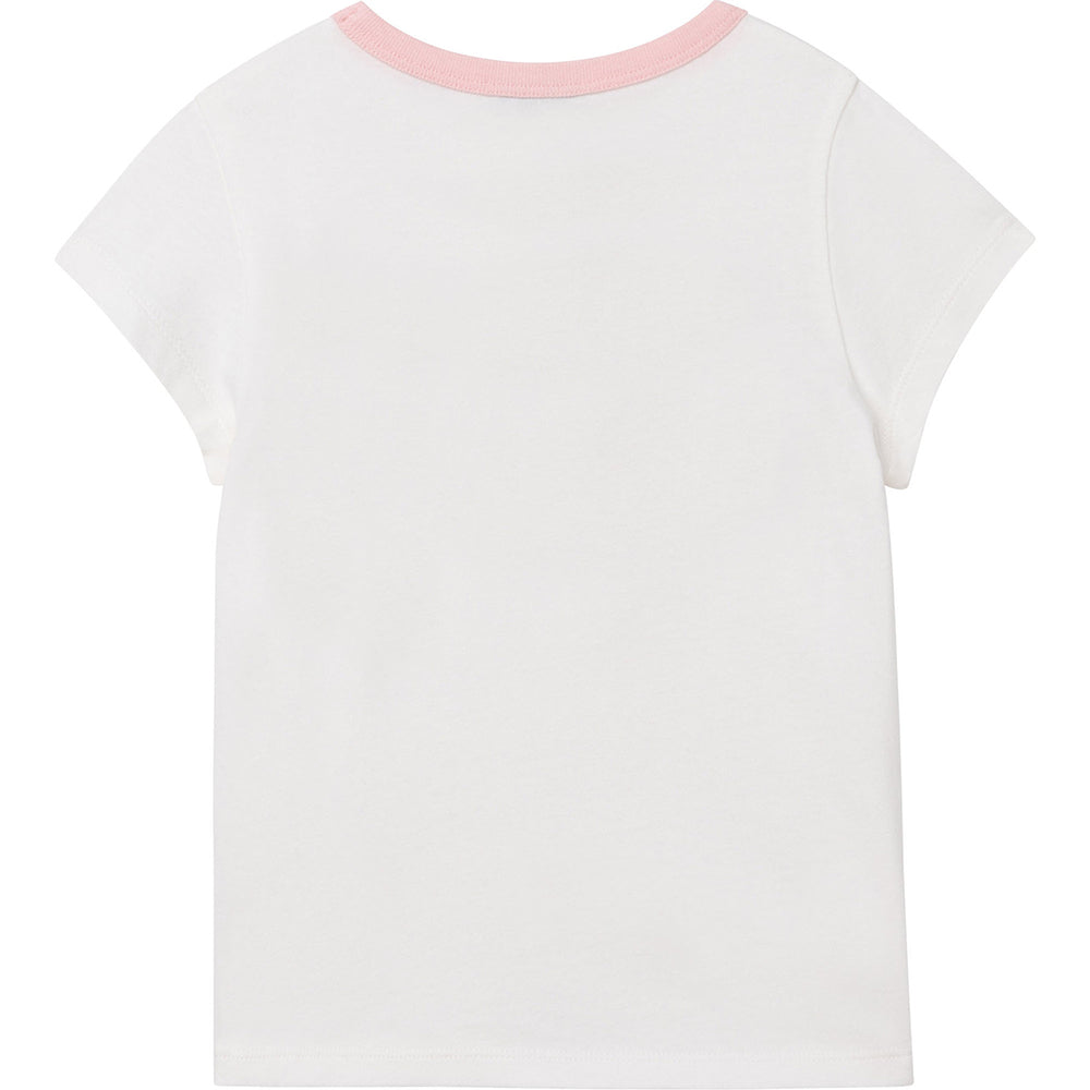 Lanvin Girls Summer Print T-shirt White