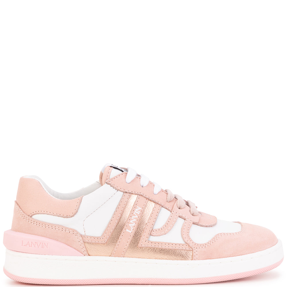 Lanvin Girls Basket Sneakers Pink