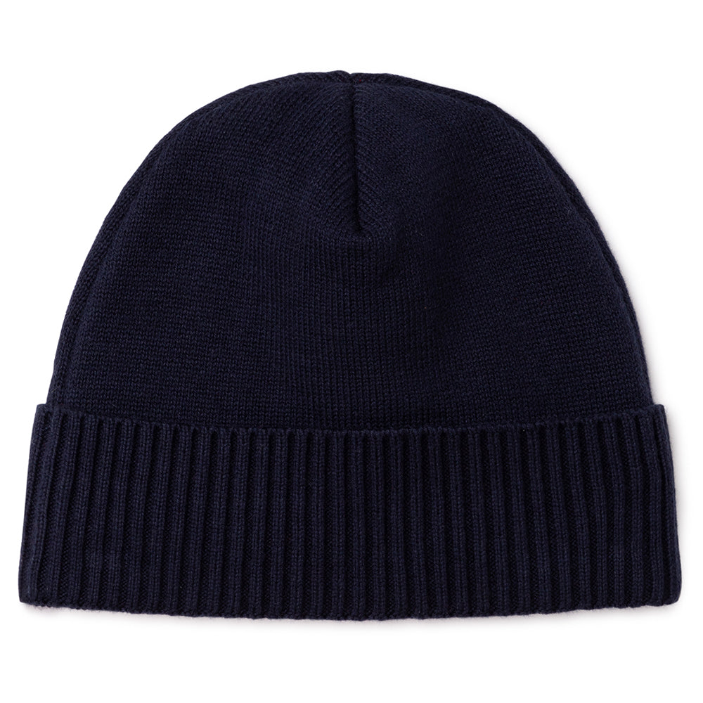 Lanvin Boys Logo Wool Hat Navy