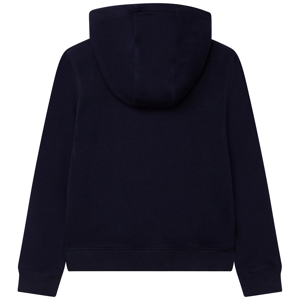 Lanvin Boys Logo Hoodie Navy