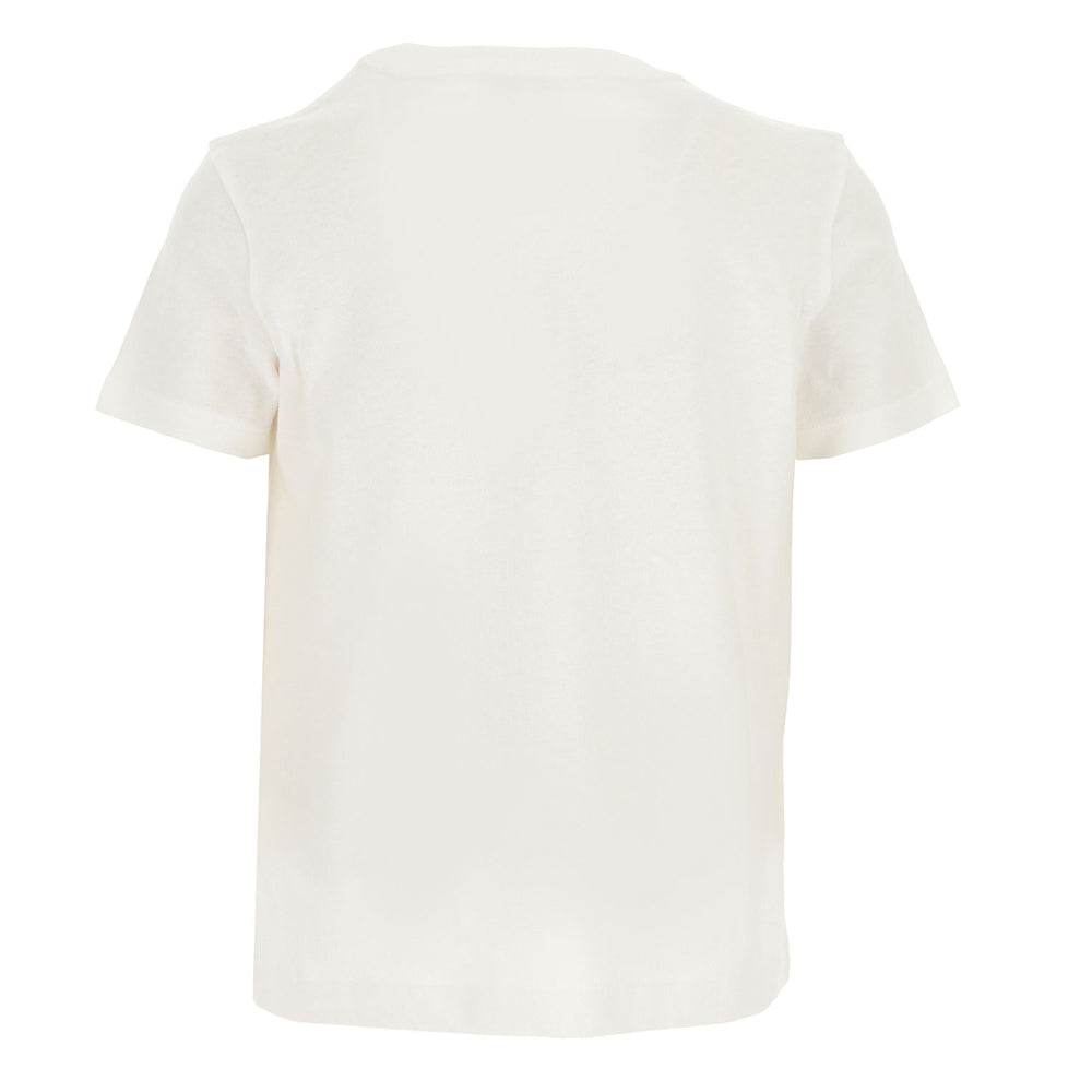 Lanvin Boys Logo T-shirt White
