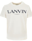 Lanvin Boys Logo T-shirt White