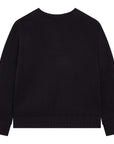Lanvin Boys Double L Logo Sweater Black