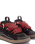 Lanvin Boys Curb Low Top Sneakers Black