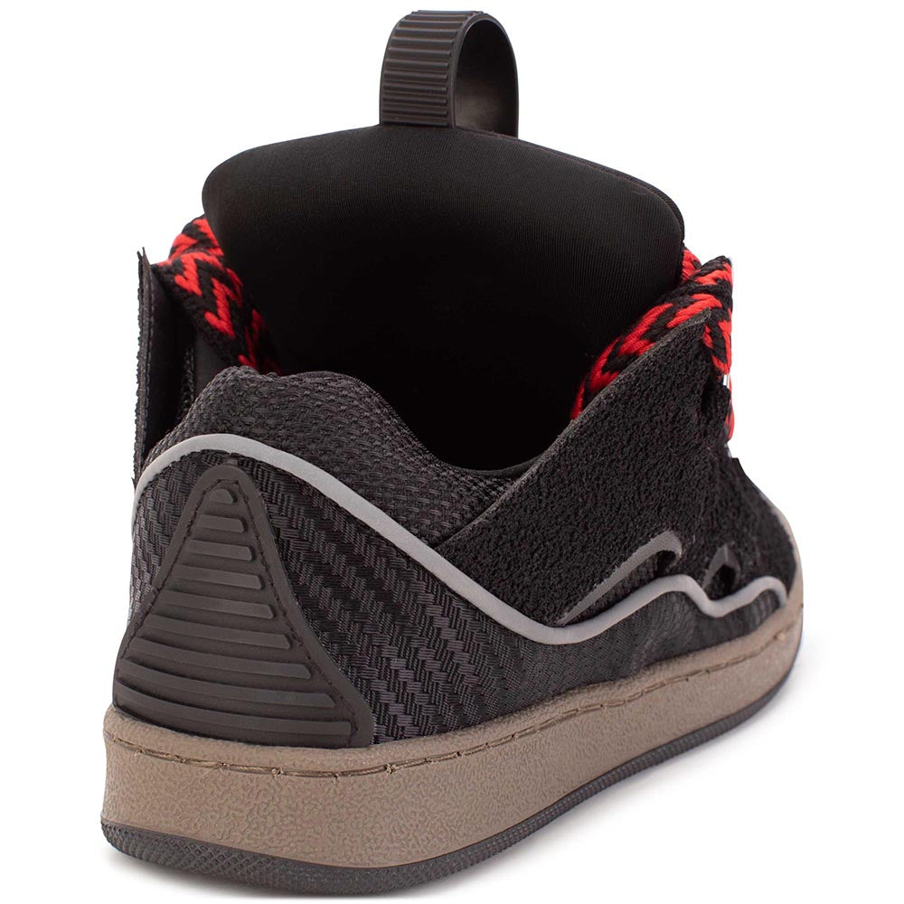 Lanvin Boys Curb Low Top Sneakers Black