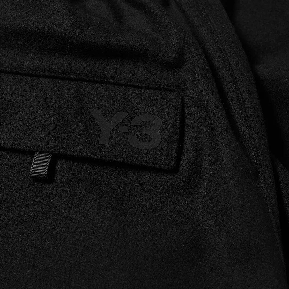 Y-3 Mens Cargo Pants Black