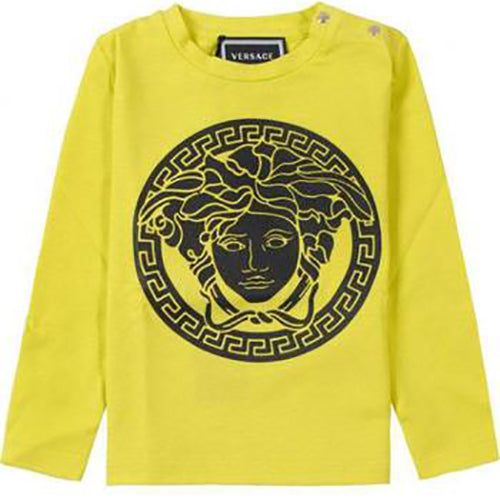 Versace Baby Boys Medusa T-shirt Yellow