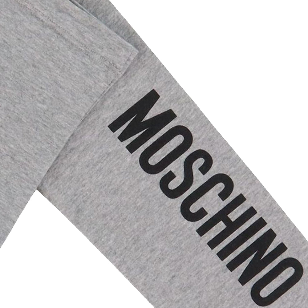 Moschino Girls Logo Leggings Grey