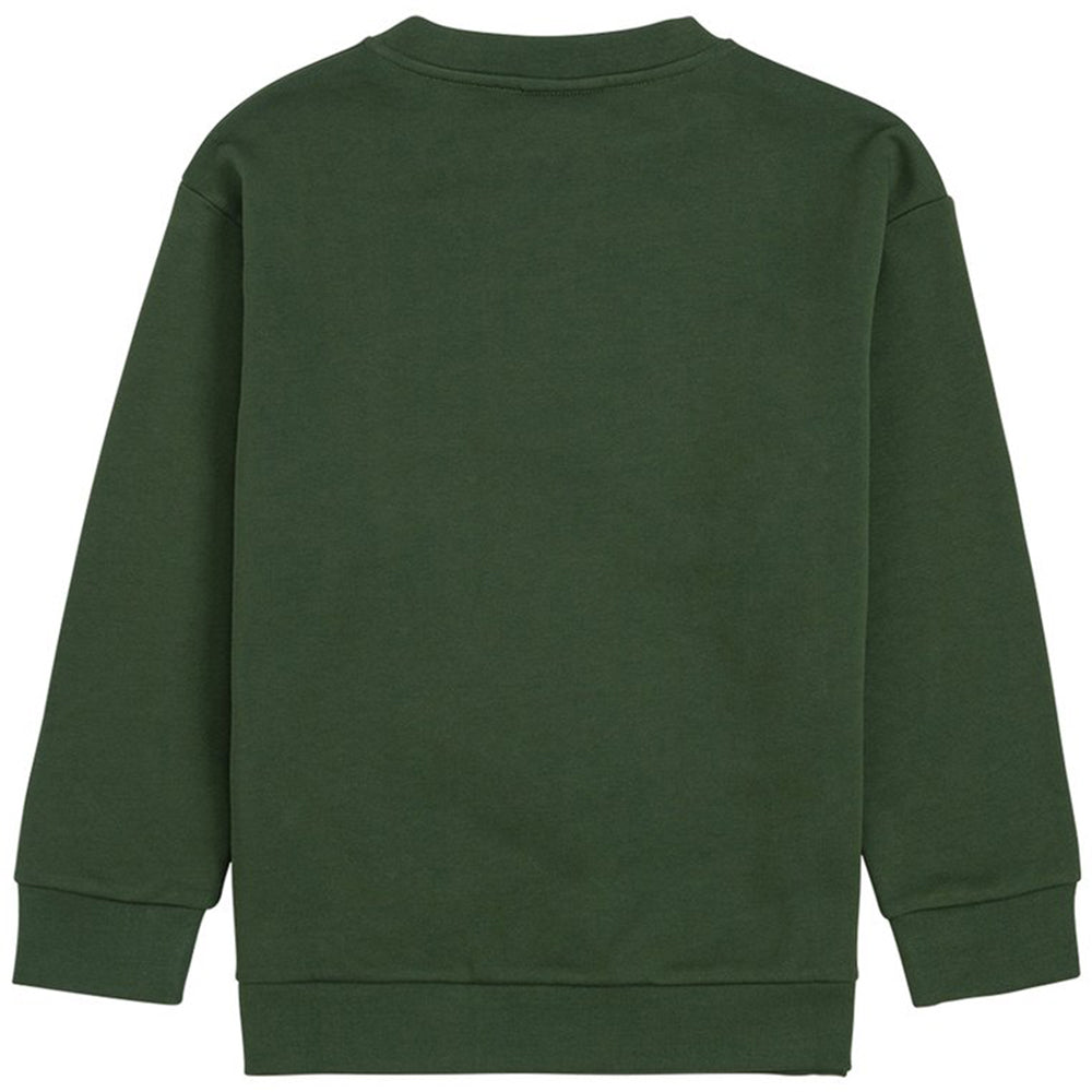 Fendi Boys Embossed Logo Sweater Green