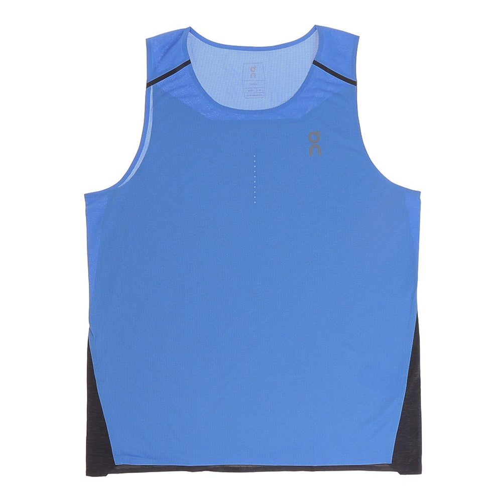 On Running Mens Tank-T Marina Blue