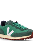 Veja Mens Rio Branco Lace-Up Sneakers Green