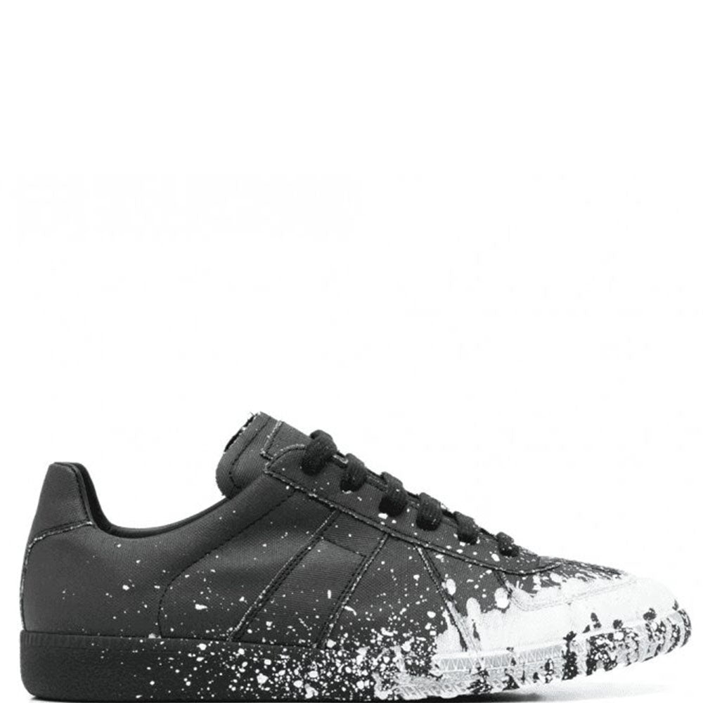 Maison Margiela Mens Pint Splash Sneakers Black