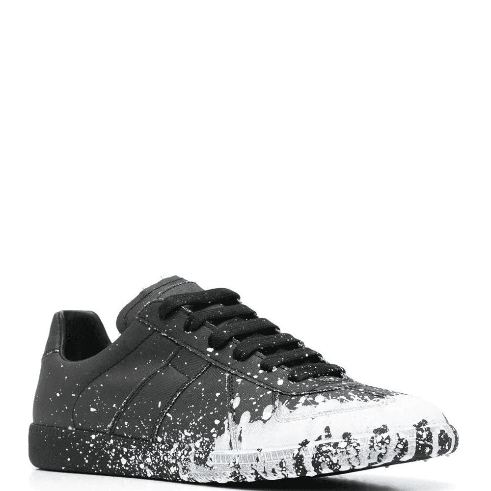 Maison Margiela Mens Pint Splash Sneakers Black