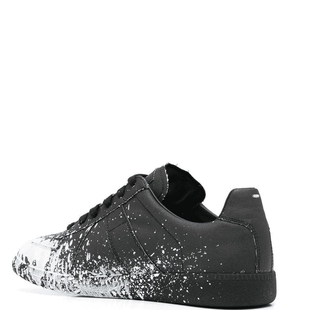 Maison Margiela Mens Pint Splash Sneakers Black
