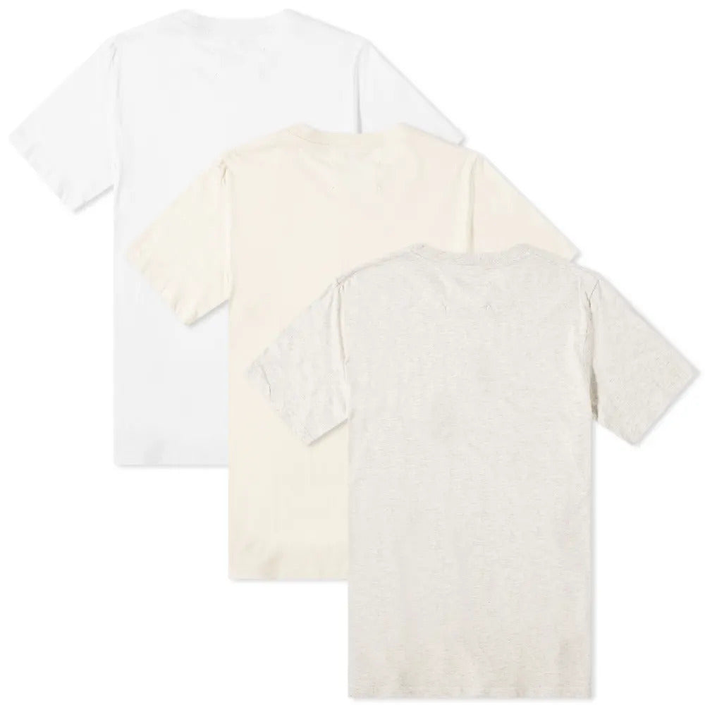 Maison Margiela Plain Multi Pack T-shirt set Light Colour way
