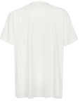 Maison Margiela Mens Upside-Down Logo T-shirt White