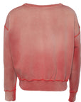 Maison Margiela Mens Faded Effect Cotton Sweater Orange